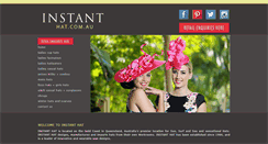 Desktop Screenshot of instanthat.com.au