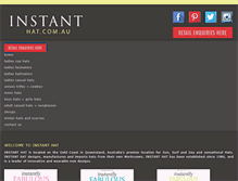 Tablet Screenshot of instanthat.com.au